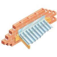 Wickes Clear PVCu Corrug Wall Flashing