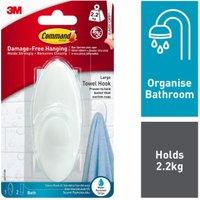 Command White Towel Hook - Large