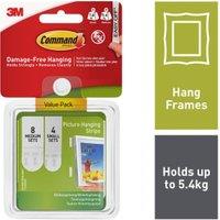 Command White Assorted Picture Hanging Strips - Pack of 12