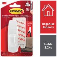 Command White Utility Hook - Large