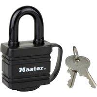 Master Lock Black Weather Tough Laminated Steel Padlock - 40mm