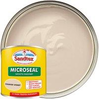 Sandtex Microseal Ultra Smooth Weatherproof Masonry 15 Year Exterior Wall Paint - Country Stone - 150ml