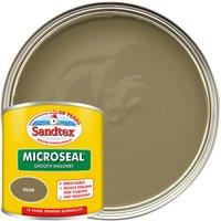 Sandtex Microseal Ultra Smooth Weatherproof Masonry 15 Year Exterior Wall Paint - Olive - 150ml