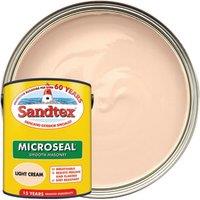 Sandtex Ultra Smooth Masonry Paint - Light Cream - 5L