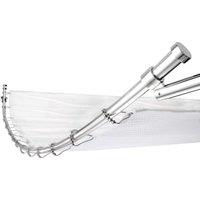 Croydex Luxury Curved Shower Curtain Rail - Chrome
