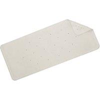 Croydex Secure Grip White Rubber Bath Mat - 740 x 340mm