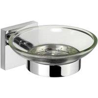 Croydex Chester Flexi-Fix Bathroom Soap Dish & Holder - Chrome