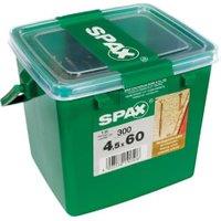 Spax Chipboard Flooring Screws - 4.5 x 60mm Pack of 300