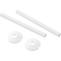 Primaflow Towel Radiator Pipe Finishing Kit - White