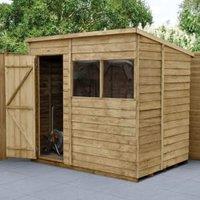Forest Garden Overlap Pent Pressure Treated Potting Shed - 7 x 5ft
