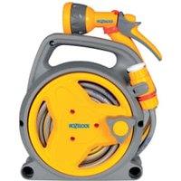 Hozelock Pico Hose Pipe Reel with Spray Gun - 10m