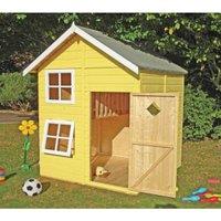 Shire Croft & Bunk Split Level Wooden Playhouse - 5 x 5ft