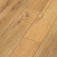Wickes Long Lasting Brown Navelli Light Oak Laminate Flooring - 1.48m