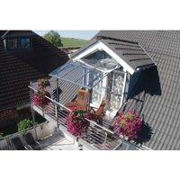 Palram Vega Grey Polycarbonate Door Canopy - 2025 x 2005mm