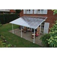 Palram Canopia Feria White Polycarbonate Patio Canopy - 2950 x 5460mm