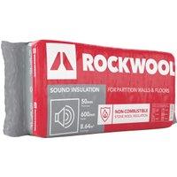 Rockwool Sound Insulation Slab - 50 x 600 x 1200mm