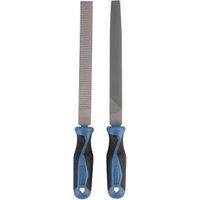 Wickes 2 Piece Wood and Metal File Set