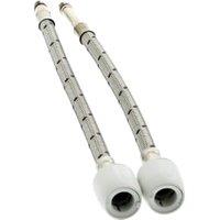 Hep2O HD125F/15W Flexi Tap Monobloc Connector - 300 x 15mm - Pack of 2