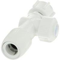 Hep2O HX18/15WS Straight Service Valve - 1/2in x 15mm
