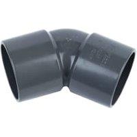 FloPlast WS18G Grey Solvent Weld Waste 135 Bend - 32mm