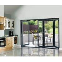 JCI Slimline Grey Bi-Fold Door Set - 2990mm