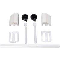 Fluidmaster White Toilet Seat Hinges