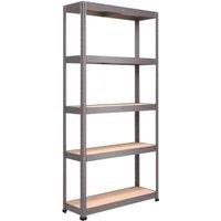 Rb Boss 5 Tier Wood Shelving Kit - 1800 x 900 x 300mm 250kg Udl