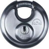 Squire Discus Padlock with Drill Protection & Boron Shackle - 70mm