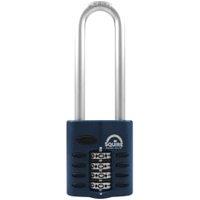 Squire Combination Padlock with Extra Long Hardened Steel Shackle - 40mm