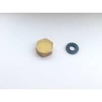 Primaflow BSP Brass Cap - 12.8mm