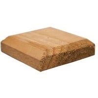 Forest Garden Timber Fence Post Cap - 100 x 100mm