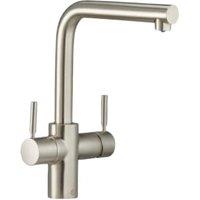 InSinkErator Epira 3 In 1 Tap - Brushed Steel