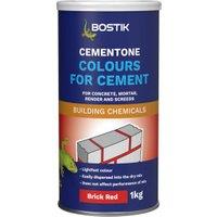 Bostik 1kg Cementone Colours for Cement - Brick Red