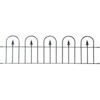 Wickes Kensington Metal Wall Railing - 510 x 1830mm