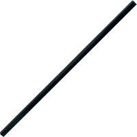 Wickes Chelsea Bow Top Black Steel Gate Post - 50 x 1980mm