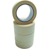 Wickes Multi-Surface Cream Masking Tape - 48mm x 50m - Pack of 4