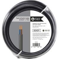 Twin & Earth Cable - 2.5mm2 x 7.5m