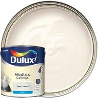 Dulux Matt Emulsion Paint - Fine Cream - 2.5L