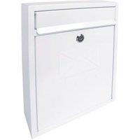 Sterling Compact Post Box - White