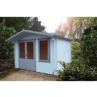 Shire Berryfield Double Door Garden Log Cabin - 11 x 10ft