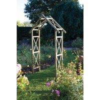 Rowlinson Rustic Classical CRISS-CROSS Garden Arch - 1490 x 450mm