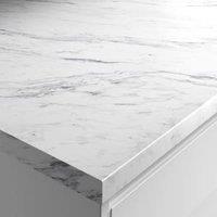 Laminate Calcutta Marble Edging - 42mm x 3m