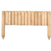 Forest Garden Easy To Fix Timber Border Edging - 150 x 1000mm