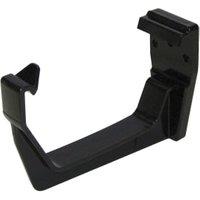 FloPlast 114mm Black Square Line Gutter Fascia Bracket