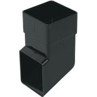 FloPlast 65mm Black Square Line Downpipe Shoe