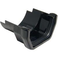 FloPlast Black Square Line Gutter to Cast Iron Adaptor