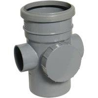 FloPlast 110mm Grey Soil Access Pipe