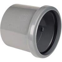 FloPlast 110mm Grey Single Socket Coupling