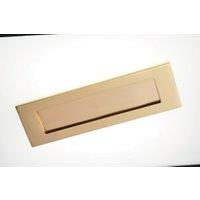 Wickes Brass Victorian Letter Plate - 76 x 254mm