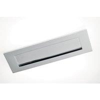 Wickes Chrome Letterbox - 76 x 254mm
